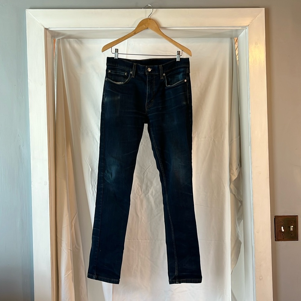 Levi’s men’s 511 Darn Blue Jeans